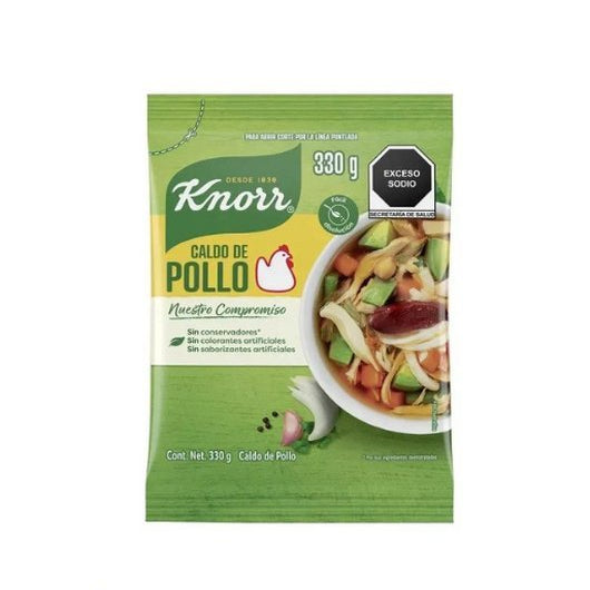 Caldo de Pollo Knorr 330gr Bolsa