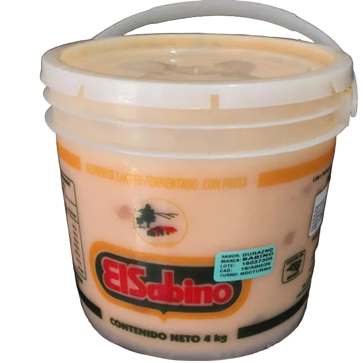 Yogurt Sabino Durazno 4Kg Cubeta
