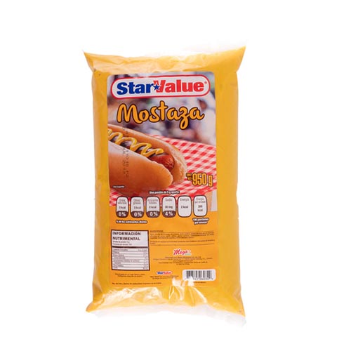 Mostaza  Star Value 950gr