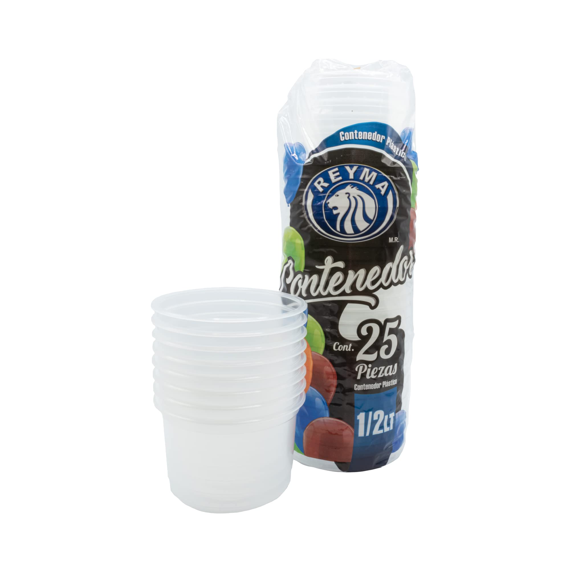 Envase 1/2 Litro Reyma 25pzs