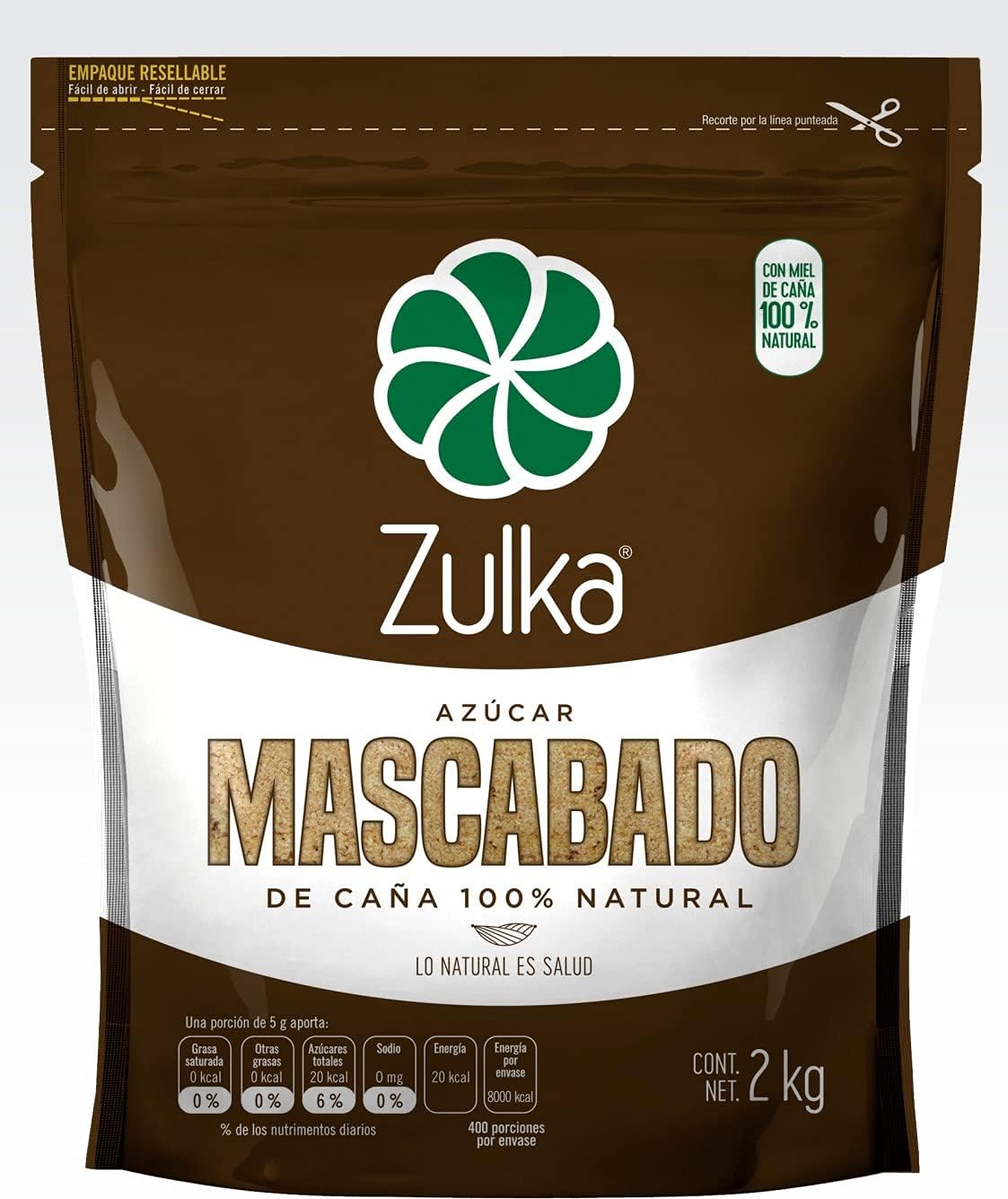 Azucar Zulka Mascabado 2kg