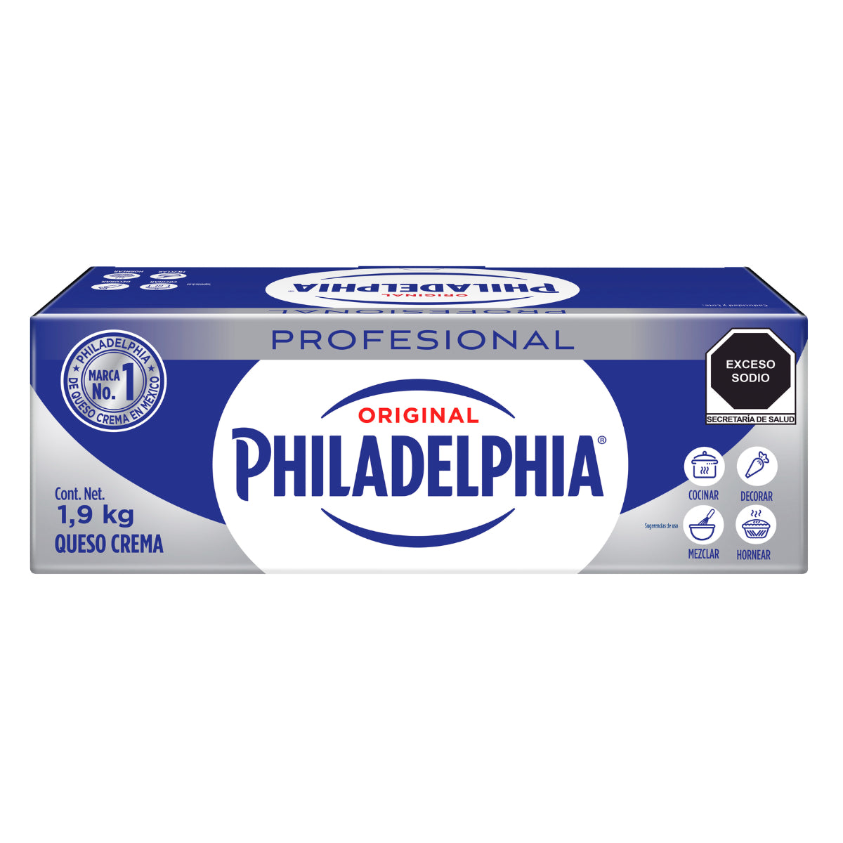 Queso Crema Philadelphia 1.9 Kg