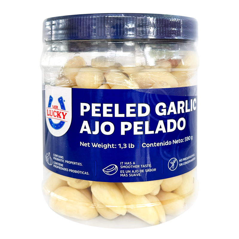 Ajo Pelado Mr Lucky  590g Bote