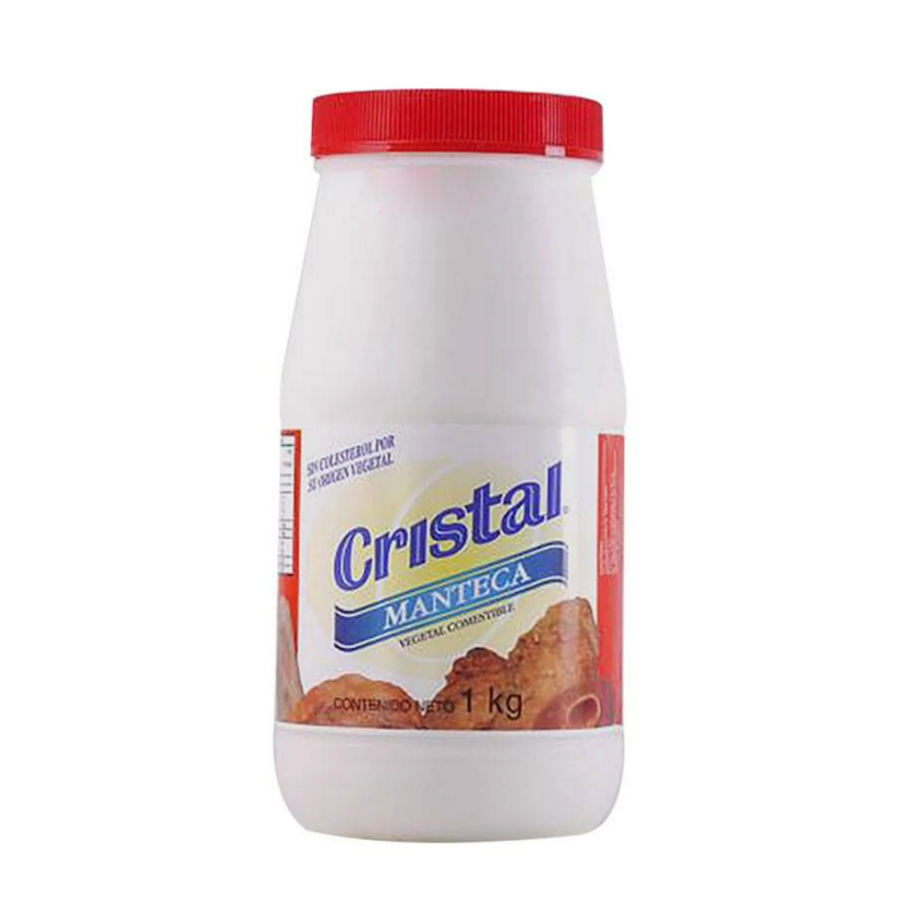 Manteca Cristal Vegetal Comestible 1kg
