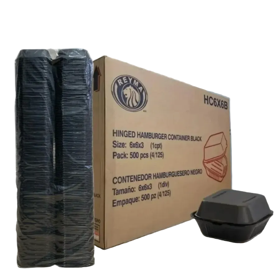 Contenedor 6x6 Negro Reyma 125pzs