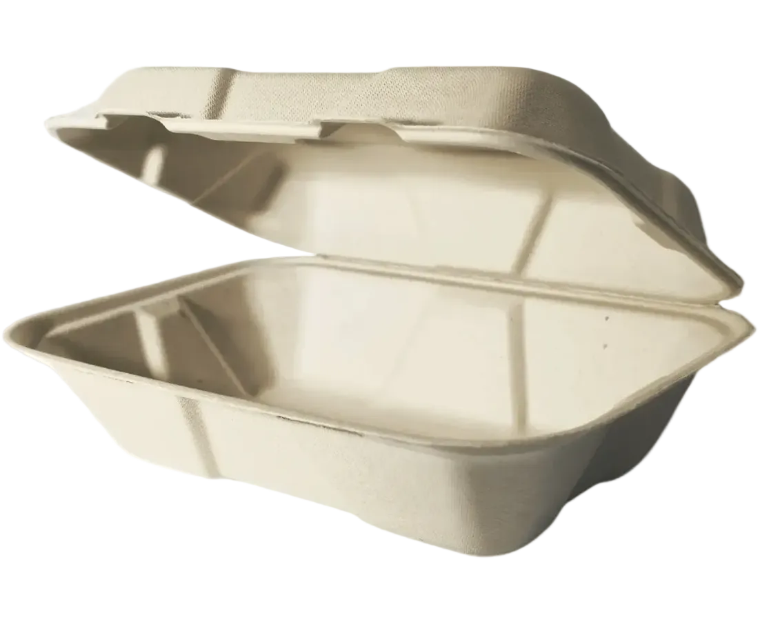 Contenedor 9x6 Carton Fibra de Caña 125pzs