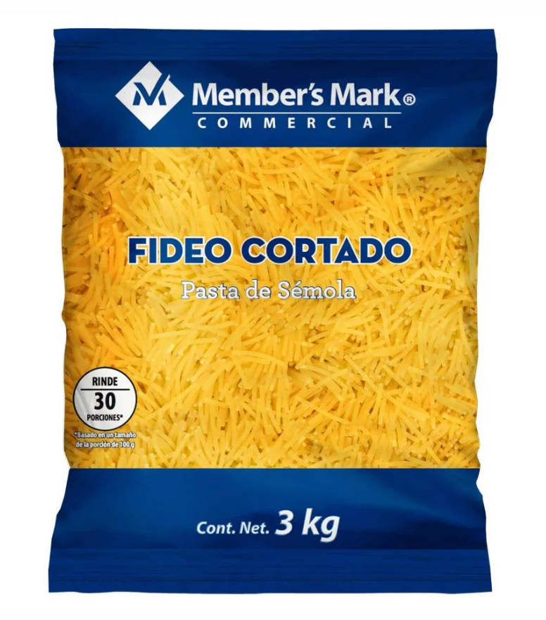 Pasta Fideo MM 3kg