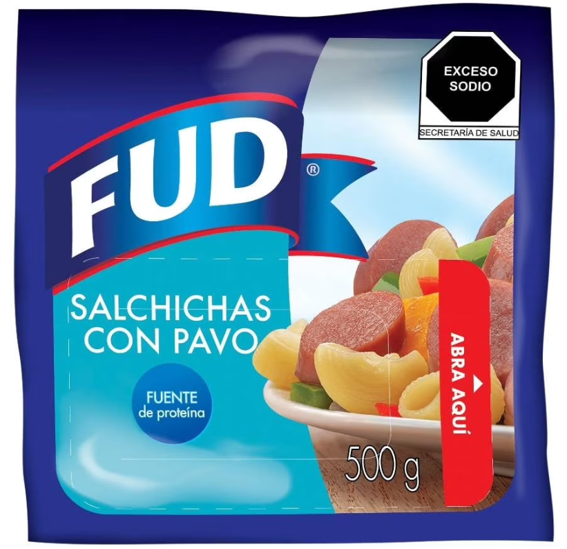 Fud Salchicha De Pavo 1kg