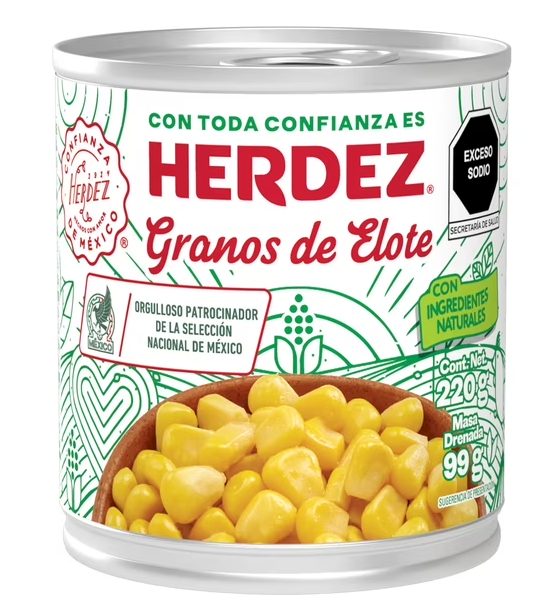 Granos de Elote Herdez 220gr Lata