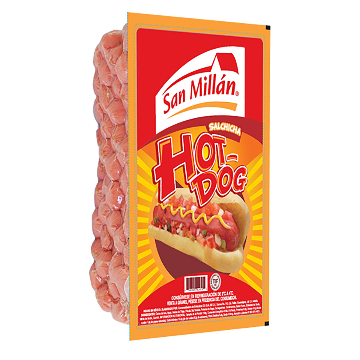 Salchicha San Millan 3kg 72pz  aprox